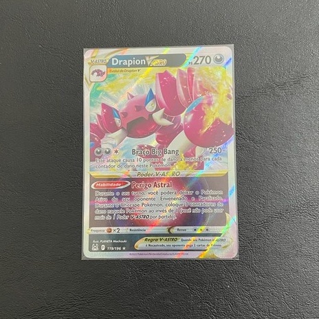 Carta Ultra Rara Drapion V Astro Cole O Origem Perdida Pokemon Tcg