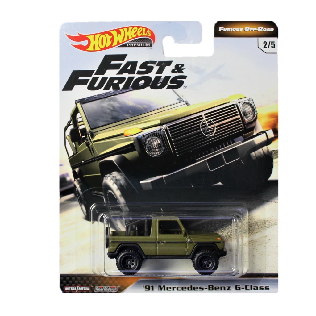 Hot Wheels Rodas Quentes Premium Furioso Fora De Estrada 91 Mercedes