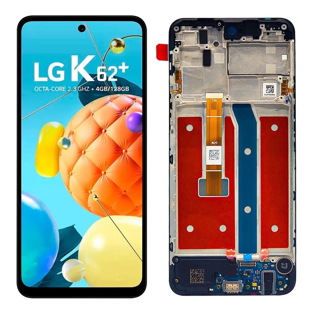 Tela Touch Display Lcd LG K62 Aro E Sub Placa Original Shopee Brasil