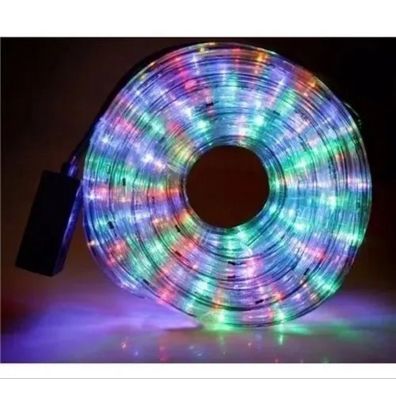 Mangueira Iluminada Pisca Led Colorida 10m Natal 110v Shopee Brasil