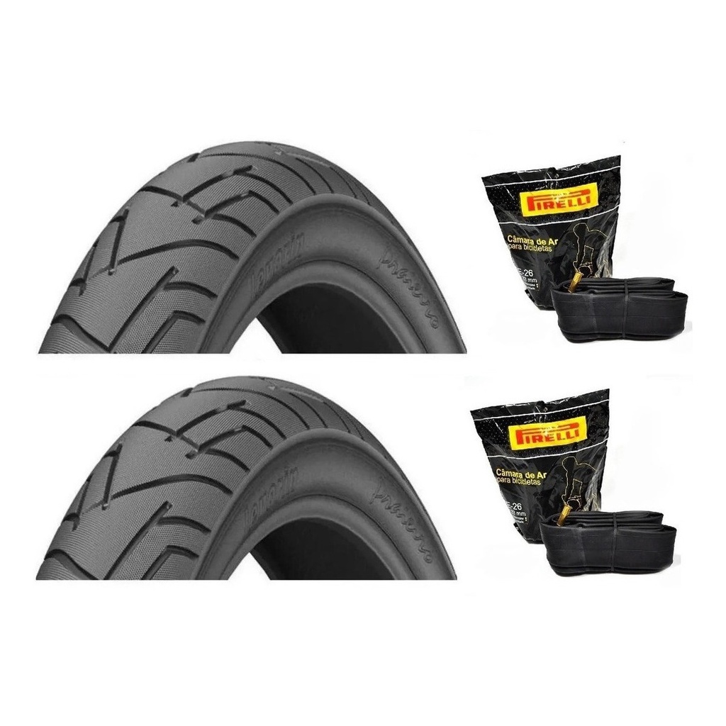 Par Pneu Bike Praieiro Levorin Aro 26x1 95 2 Camara Pirelli Shopee