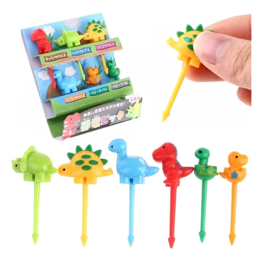 Garfinho Infantil Para Fruta Petisco Bolo Lanche Mini Garfo Para