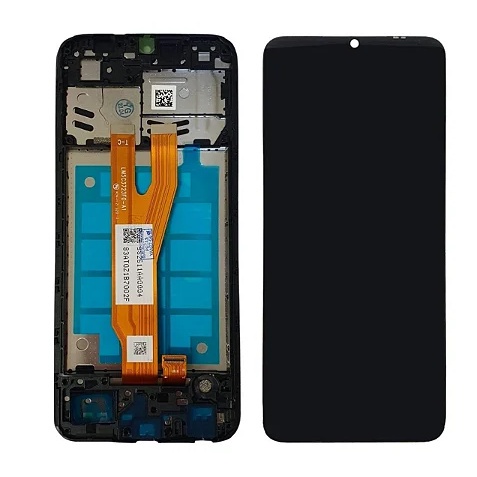 Tela Frontal Display Lcd Touch Galaxy A03 Core A032m Aro Original