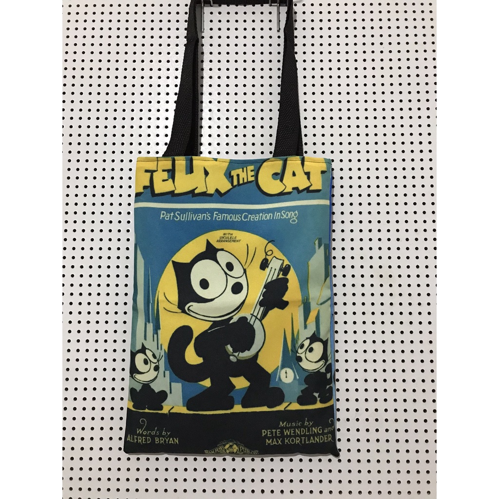 Bolsa Sacola Dupla Face Gato Felix Quadrinhos Ecobag Shopee Brasil