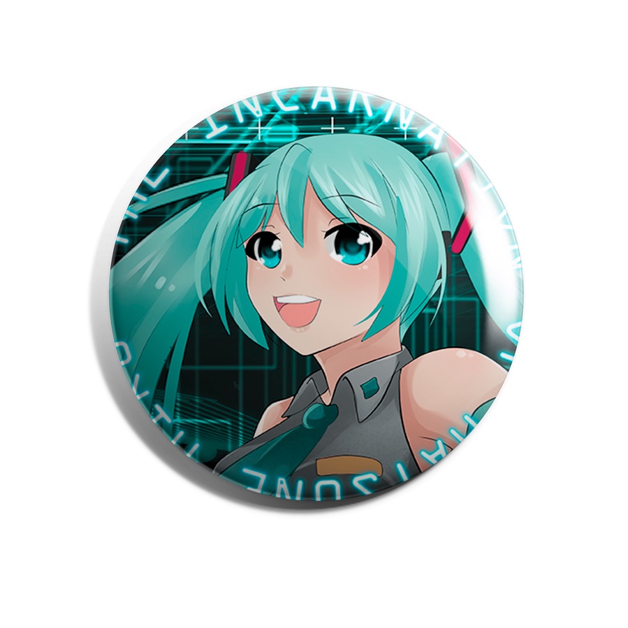 Bottom THE INCARNATION OF HATSUNE MIKU Bottom 3 5 Cm Botton Broche