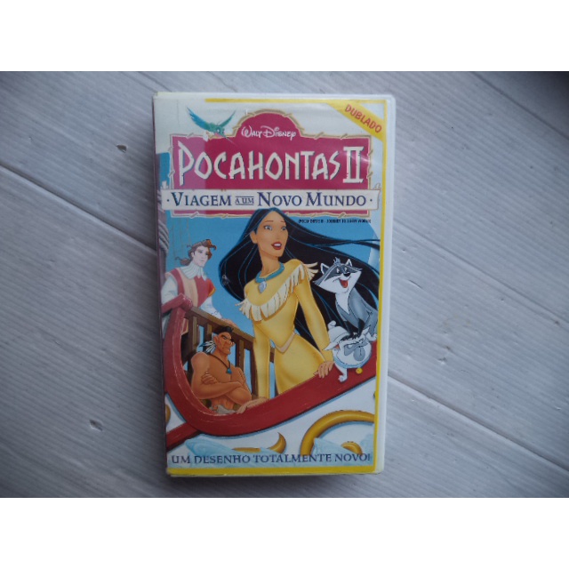 Fita Vhs Disney Pocahontas 2 Original Dublado Shopee Brasil