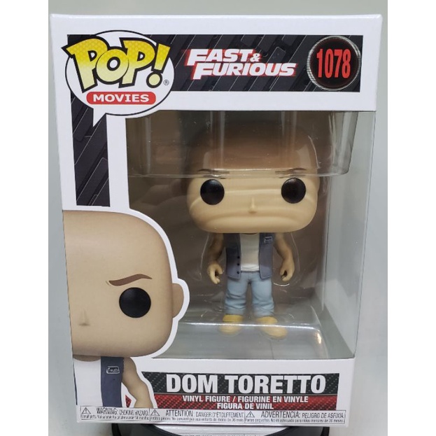 Funko POP 1078 Fast Furious Velozes E Furiosos Dom Toretto