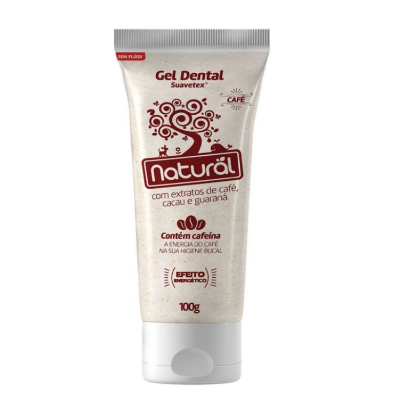 Gel Dental Natural Extratos De Caf Cacau E Guaran G