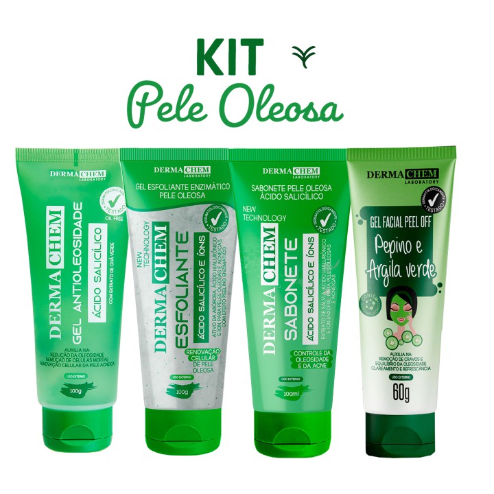 Kit Pele Oleosa Dermachem Shopee Brasil