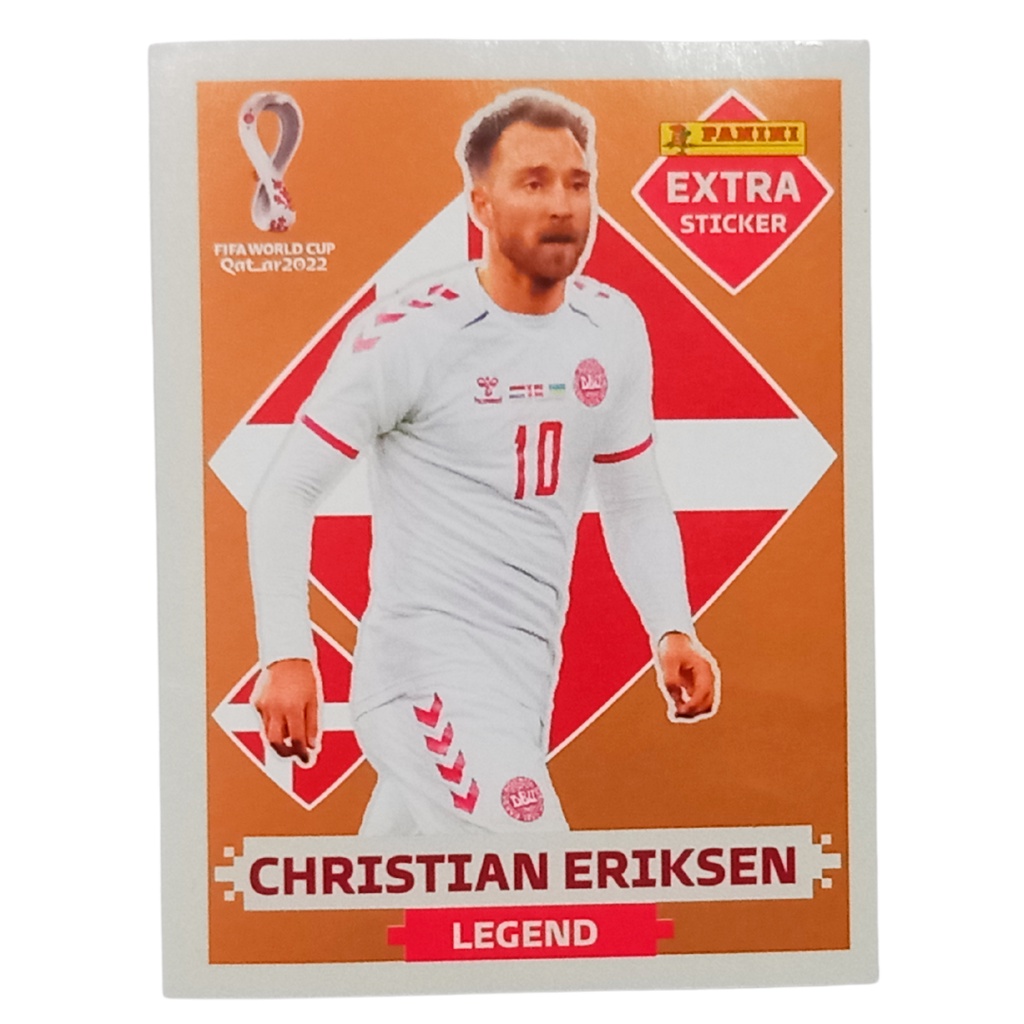 Christian Eriksen Figurinha Bronze Extra Sticker Legend Fifa World