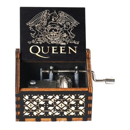 Caixinha De Música Queen Bohemian Rhapsody Madeira Shopee Brasil