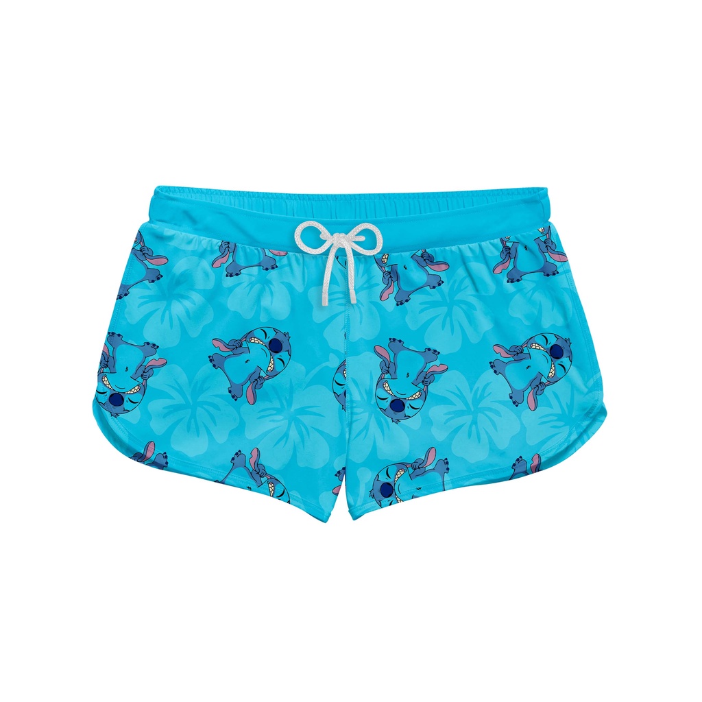 Short Praia Feminino Lilo E Stitch Nervoso Ref Shopee Brasil