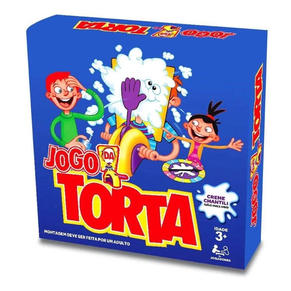 Brinquedo Infantil Jogo Pegadinha Torta Na Cara Pie Face Brincadeira Em