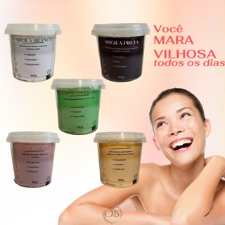 Kit Argila Facial Skin Care Argila Natural M Scara De Argila Argila