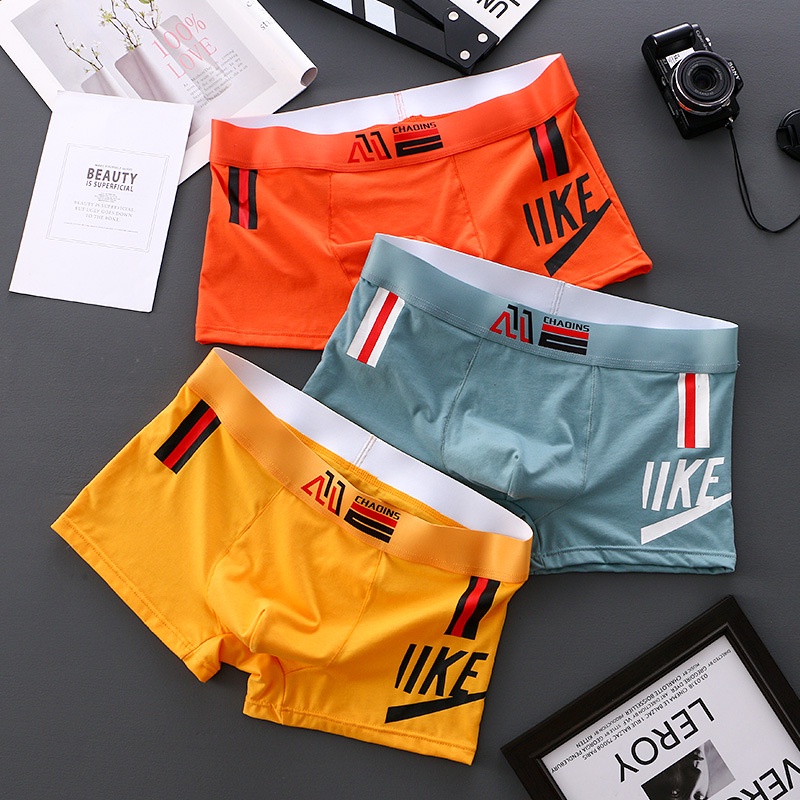 Cueca Boxer Para Homem Algodão Roupa Íntima Masculina Shopee Brasil