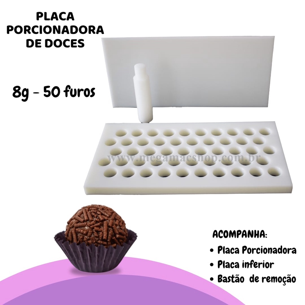 Placa Porcionadora Dosadora De Brigadeiro Beijinho Doces Shopee Brasil