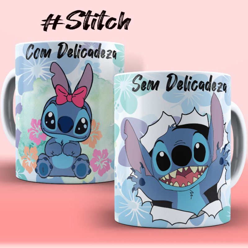 Caneca Personalizada Stitch Lilo Disney Caf Sem Caf Shopee Brasil