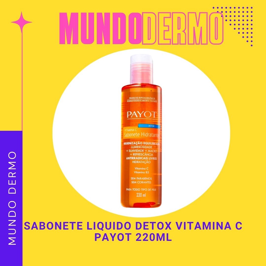 Sabonete Liquido Detox Vitamina C Payot Ml Shopee Brasil