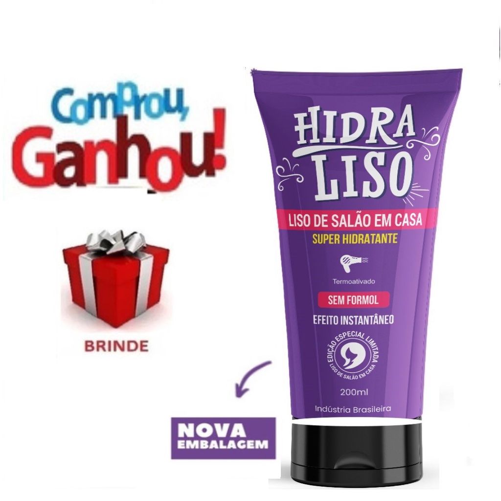 Hidra Liso Alisante De Chuveiro Sem Formol Shopee Brasil