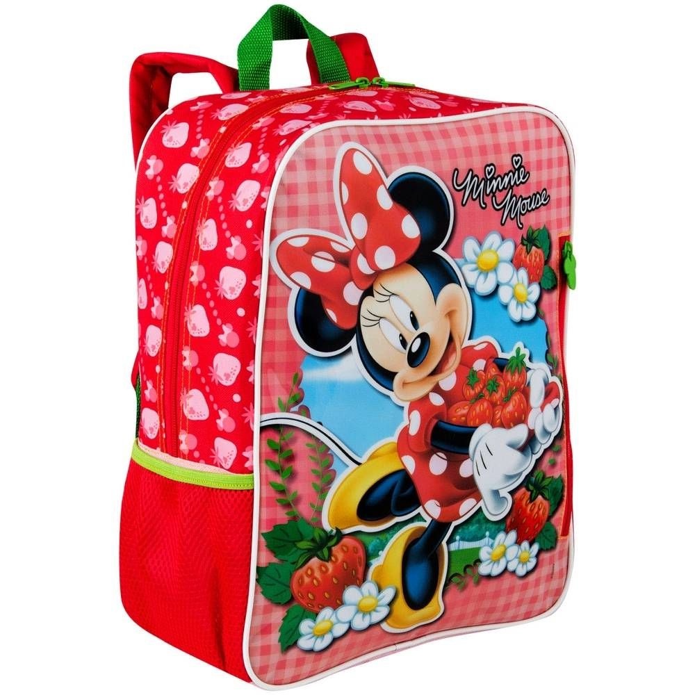 Mochila Escolar Infantil Grande Minnie Mouse 17m Sestini Shopee Brasil