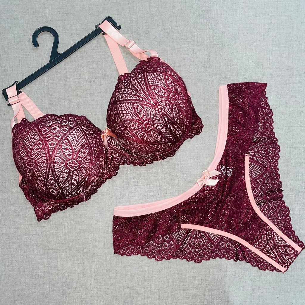 Lingerie Renda Luxo Plus Size Bojo Conjunto Calcinha E Soutien Moda