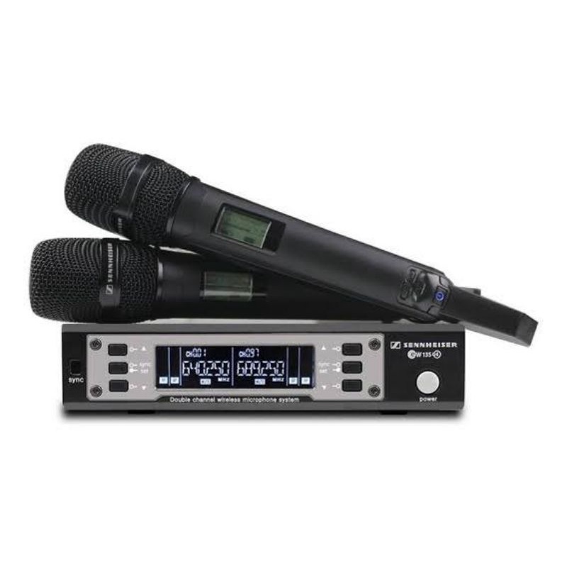 Microfone Sennheiser Duplo Ew 135 G4 Uhf Profissional 100 Metros