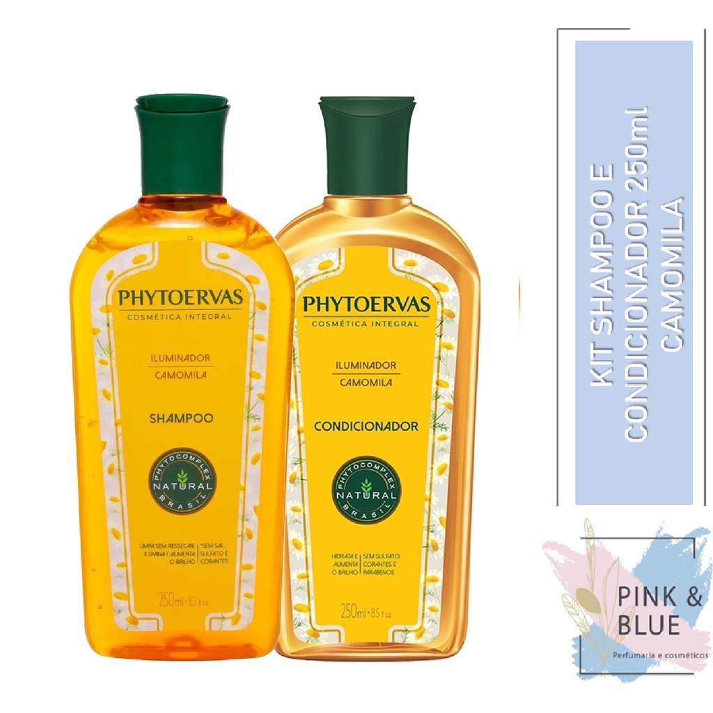 Kit Shampoo Condicionador Iluminador Phytoervas 250ml Shopee Brasil