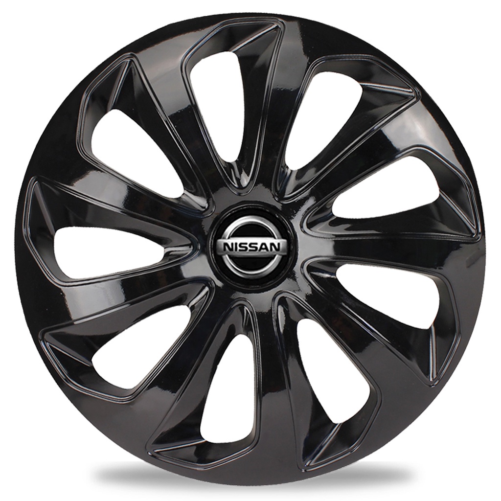 Calota Esportiva Velox Aro Preta Nissan March Versa Shopee Brasil