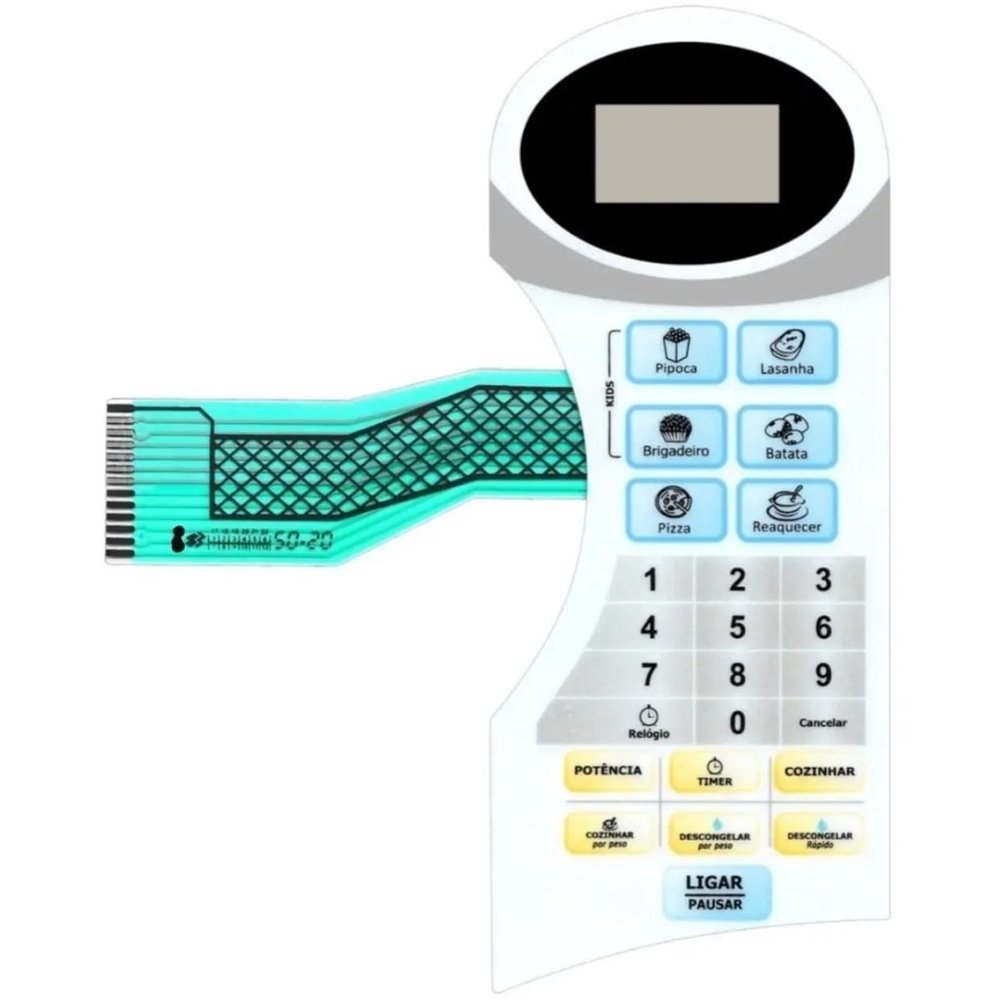 Painel Membrana Teclado Microondas Philco Pms25n2 Pms 25 N2 Shopee Brasil