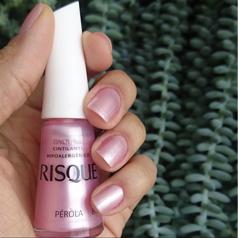 Esmalte Risque Perola Cintilante 8ml Shopee Brasil