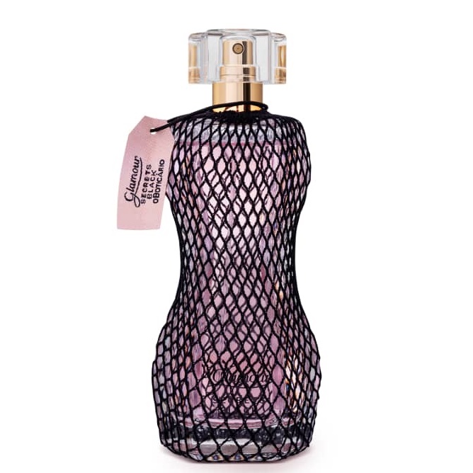 Perfume Glamour Secrets Black Travel Size 10ml Boticario Feminino