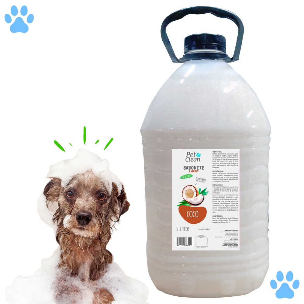 Shampoo Condicionador Para Cachorro E Gato Pet Shop Litros