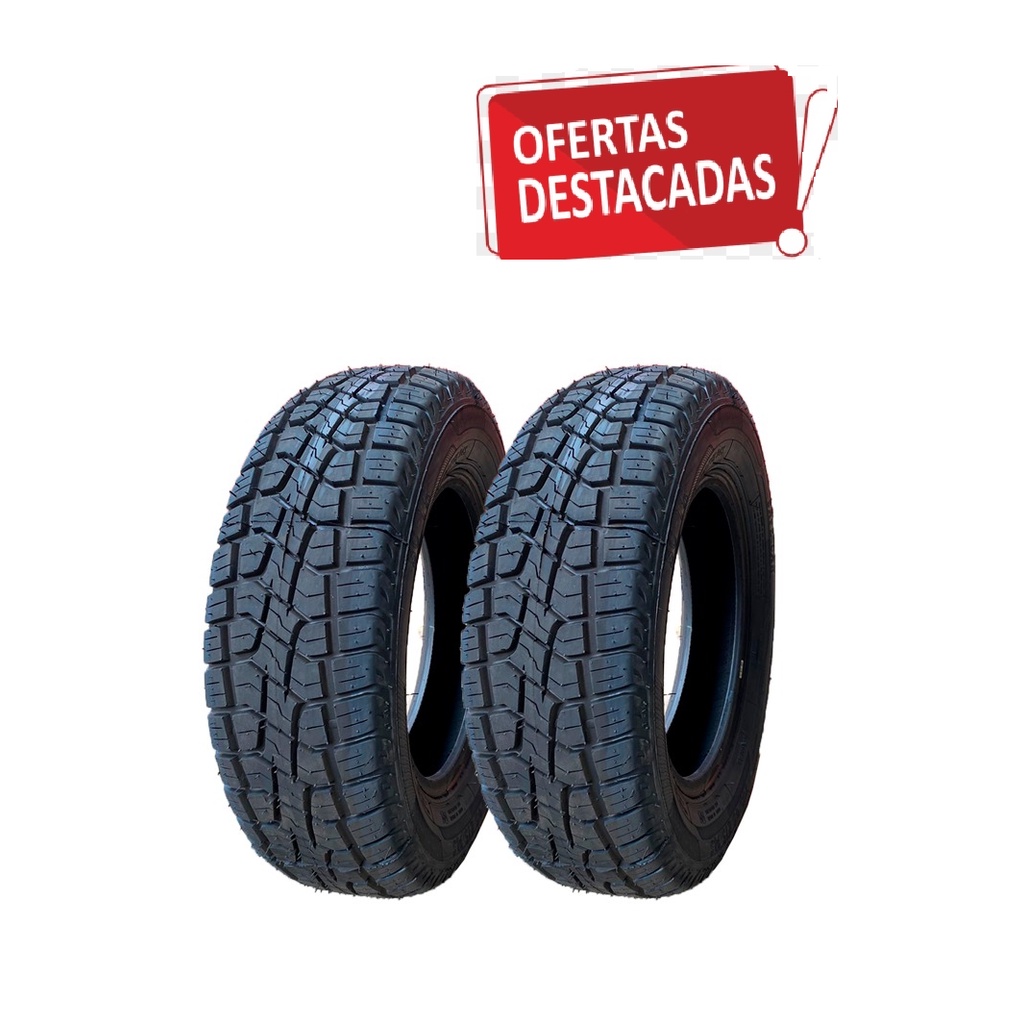 Kit 2x Pneu Recapado Garantia 205 65 15 Remold Novo ATR Shopee Brasil