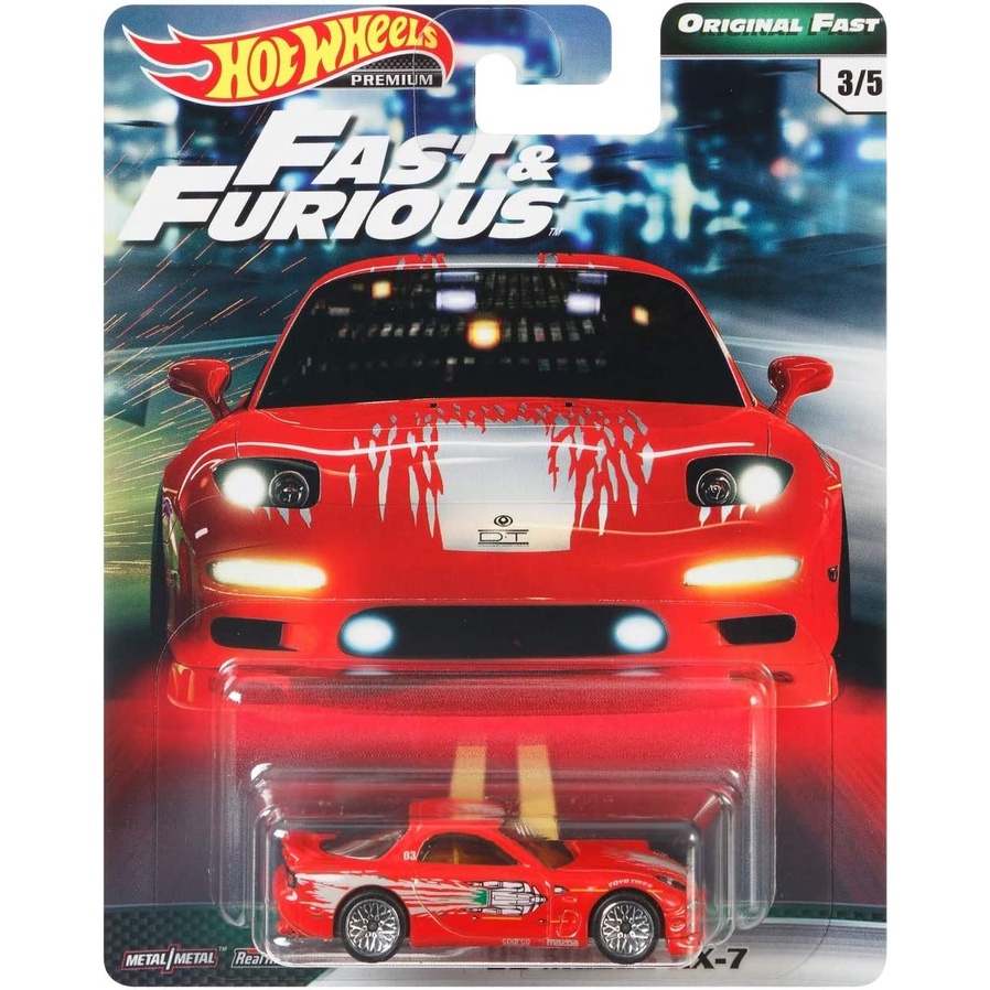 Hot Wheels Rodas Quentes Premium Rápido E Furioso 2019 Original 1995 Mazda RX7 RX 7 FD Shopee
