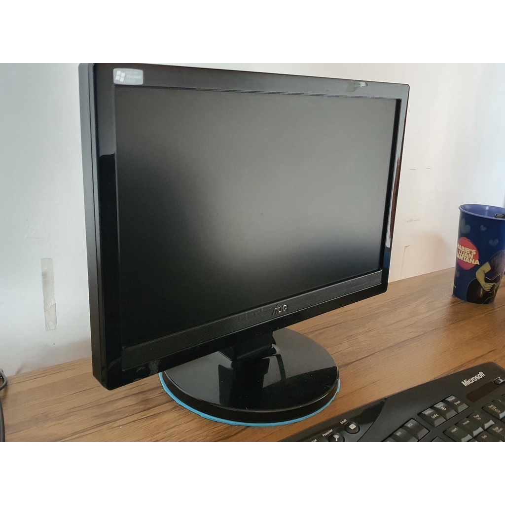 Monitor Aoc Polegadas Swa Usado Shopee Brasil