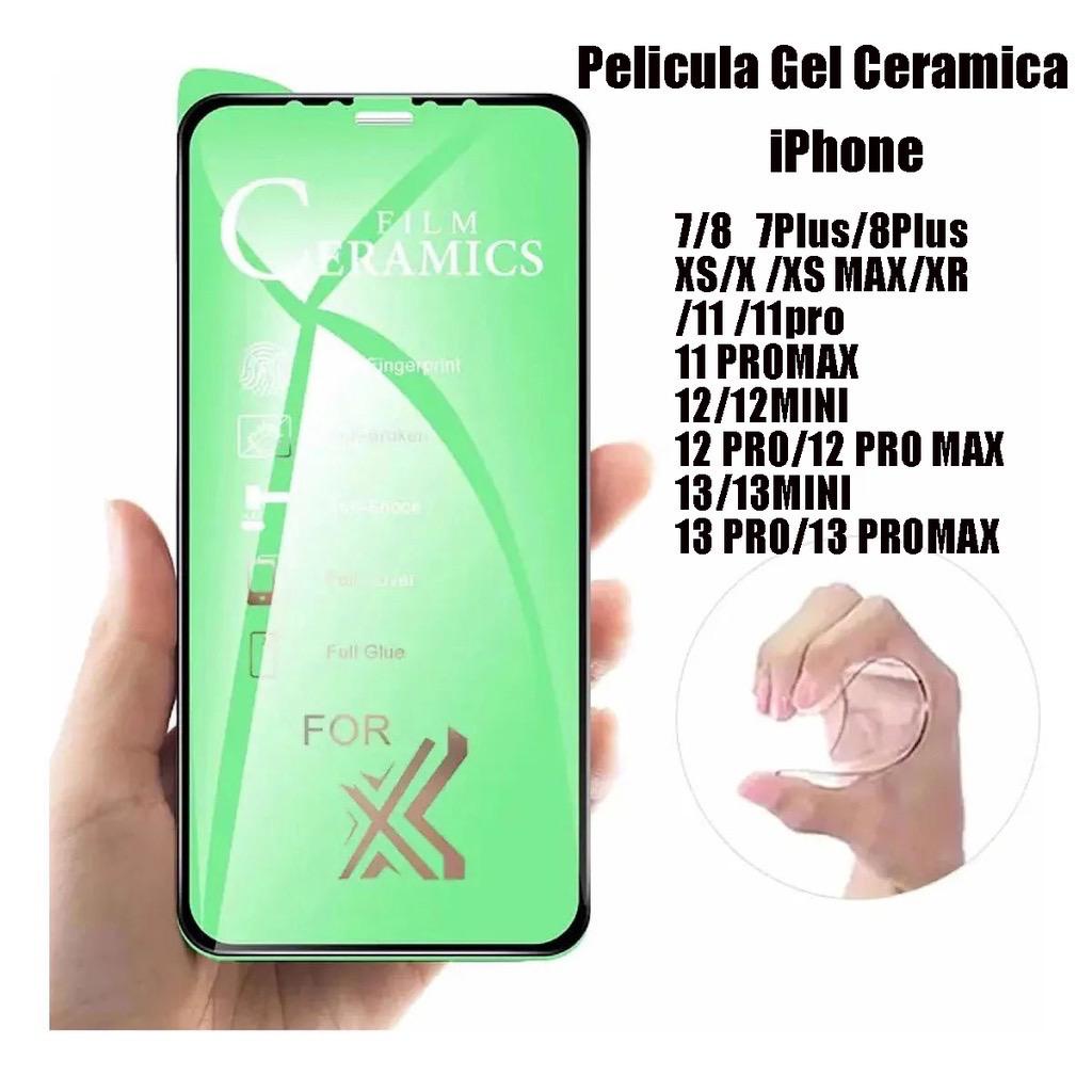 Película de Gel Cerâmica para Iphone XR 7PLUS 8PLUS 11 11PRO 11PRO MAX