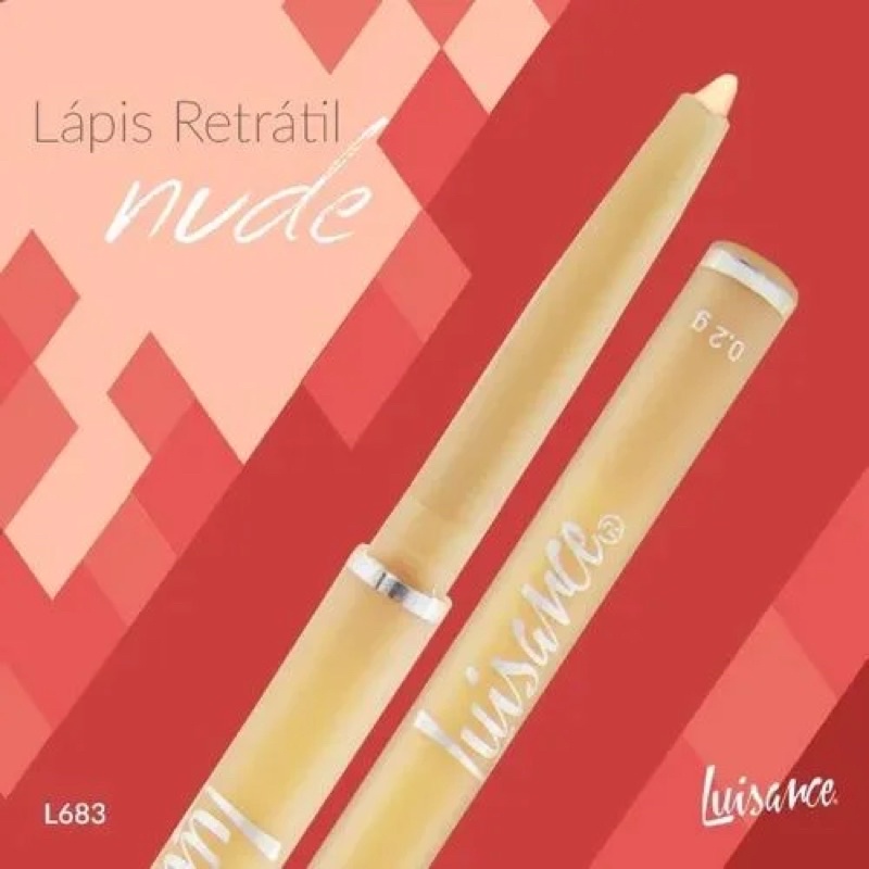 Lápis Nude Retrátil Lapiseira Luisance Shopee Brasil