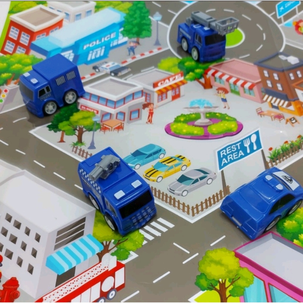 Tapete Divertido Pista de Brincar kit 4 Carrinhos Compatível Hot Wheels Shopee Brasil