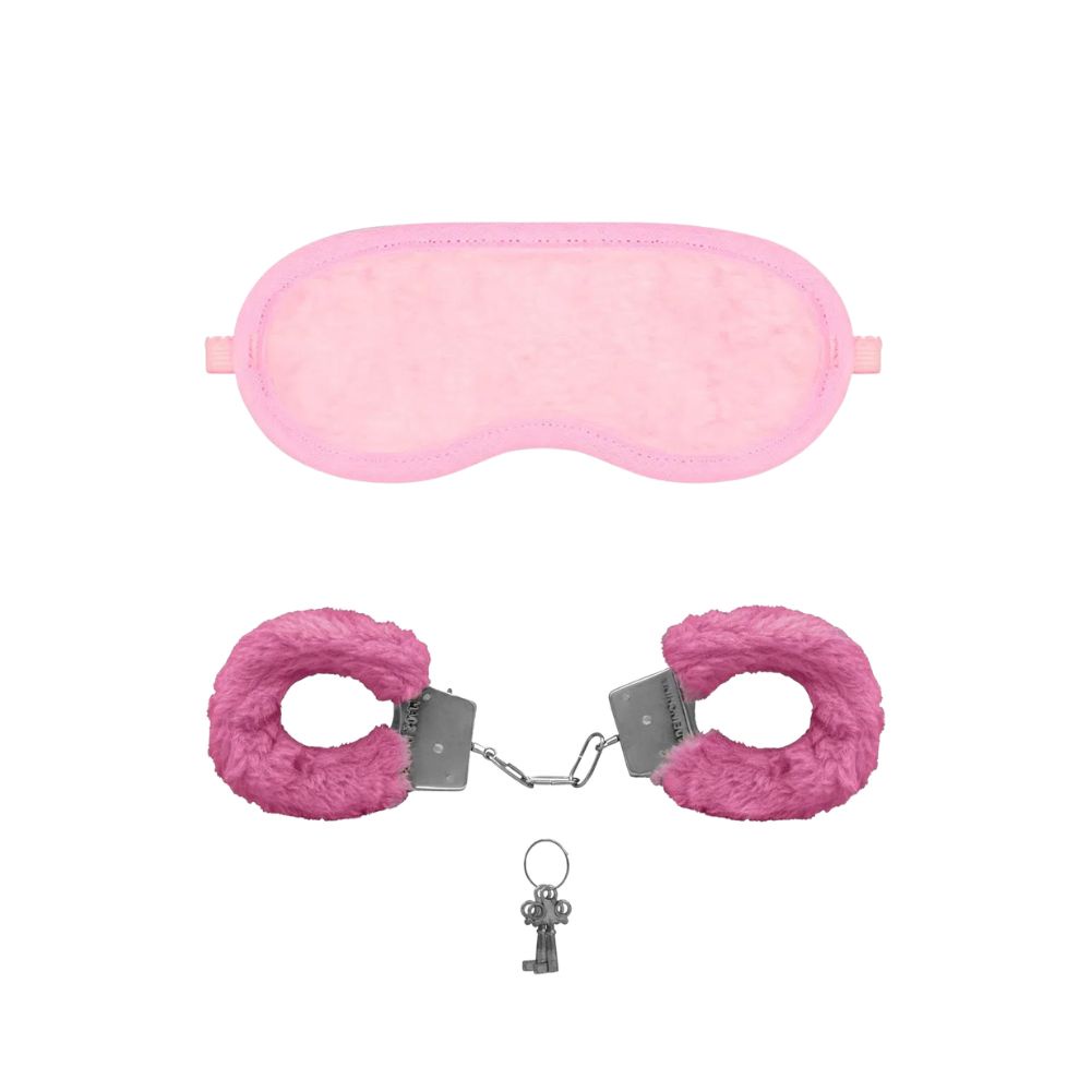 KIT Algemas ROSA Venda Tapa Olhos ROSA SEX SHOP Shopee Brasil