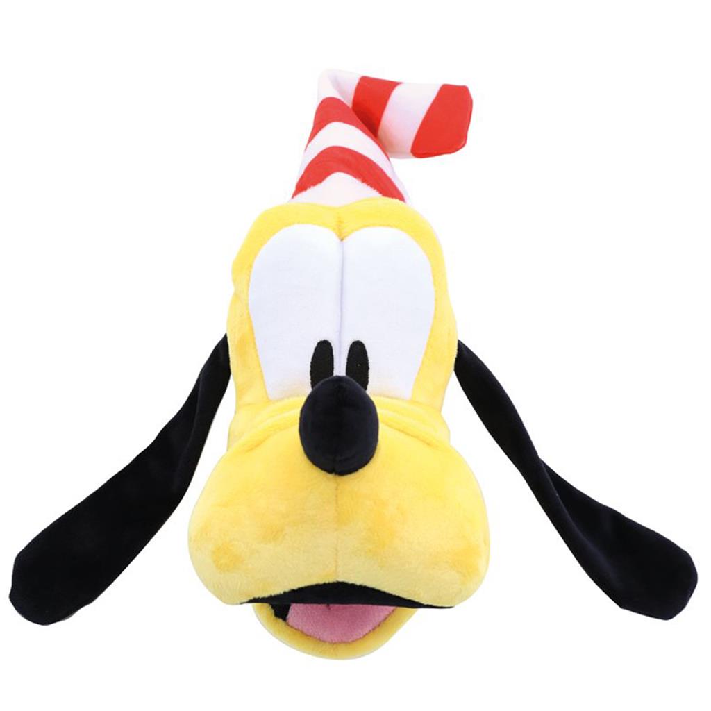 Pelucia Natal Cabeca Pluto Papai Noel 25cm Disney Shopee Brasil