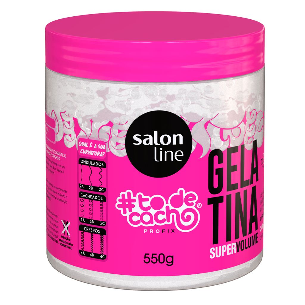 Gelatina Salon Line Mix To De Cacho 550g Shopee Brasil