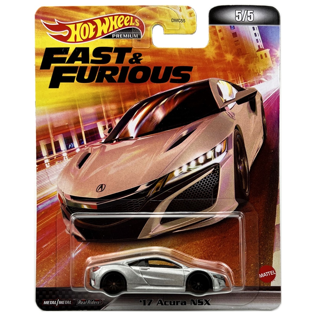 Hot Wheels Rodas Quentes 2022 Estojo Rápido E Furioso L 17 Acura NSX