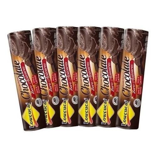 Lowçucar Kit 10 Biscoito Recheado Chocolate Zero 120g Shopee Brasil