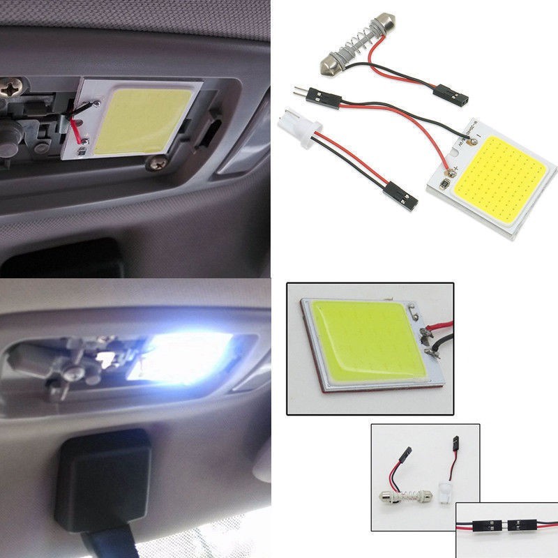 Painel De Luz Interior Do Carro L Mpada Dome V Cob Led Car Light