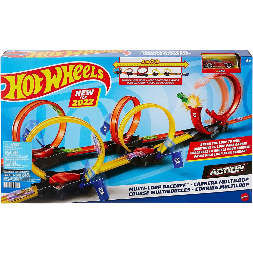 Hot Wheels Pista De Brinquedo Corrida Multi Loop HDR Shopee Brasil