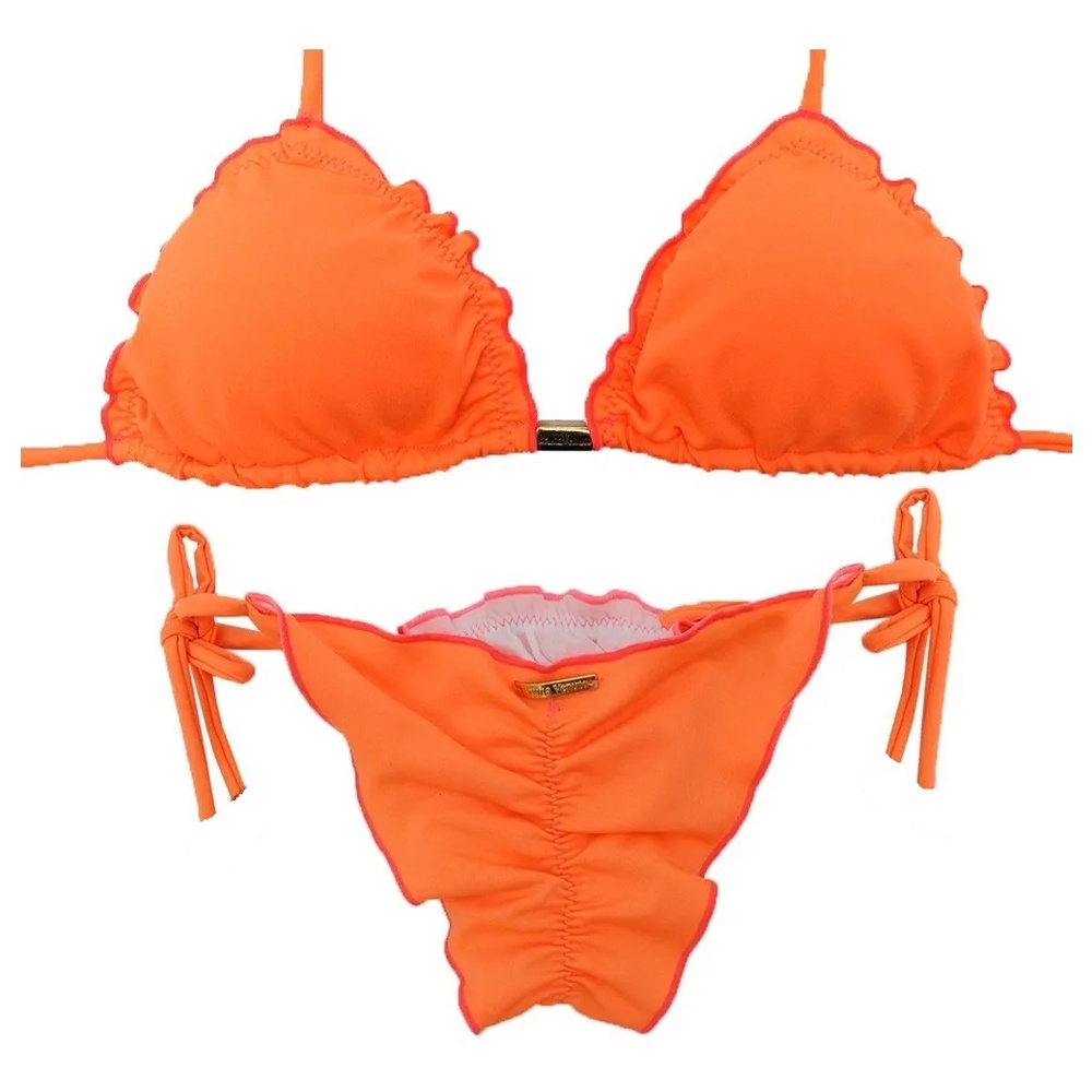 Conjunto Ripple Biquini Levanta Bum Bum De Amarrar Shopee Brasil