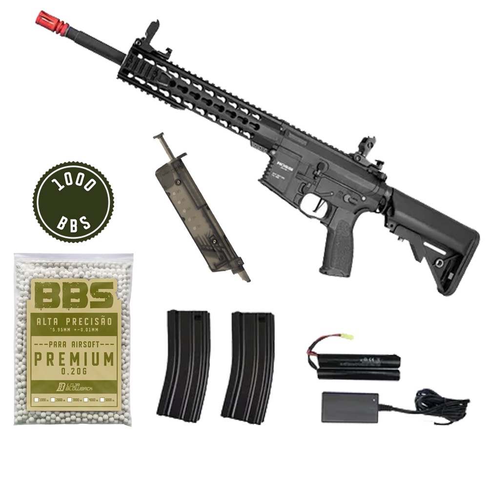 Rifle Airsoft M Rossi Ar Neptune Keymod Rajada Mm Speed Loader