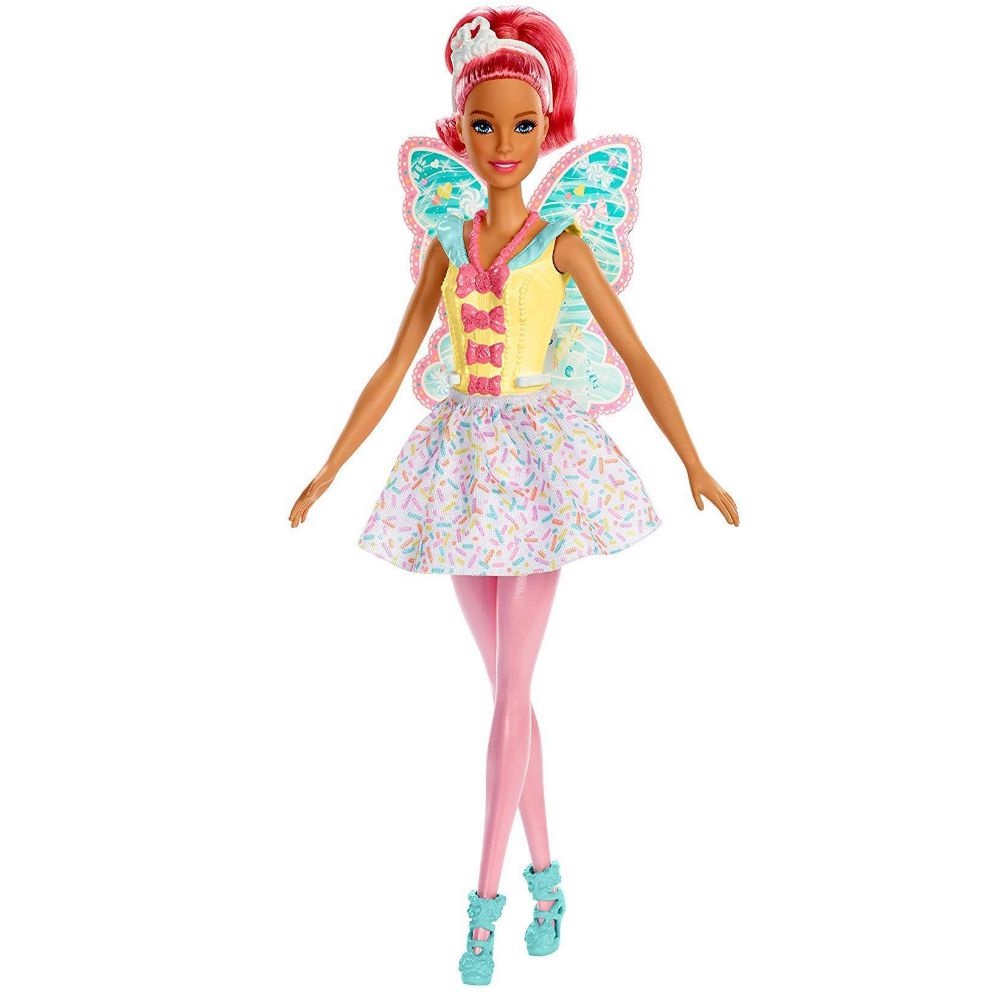 Boneca Barbie Fada Dreamtopia Cabelo Rosa Mattel Shopee Brasil