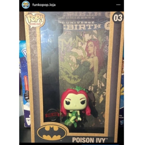 Funko Pop Album Comic Covers Poison Ivy 03 Exclusivo Original