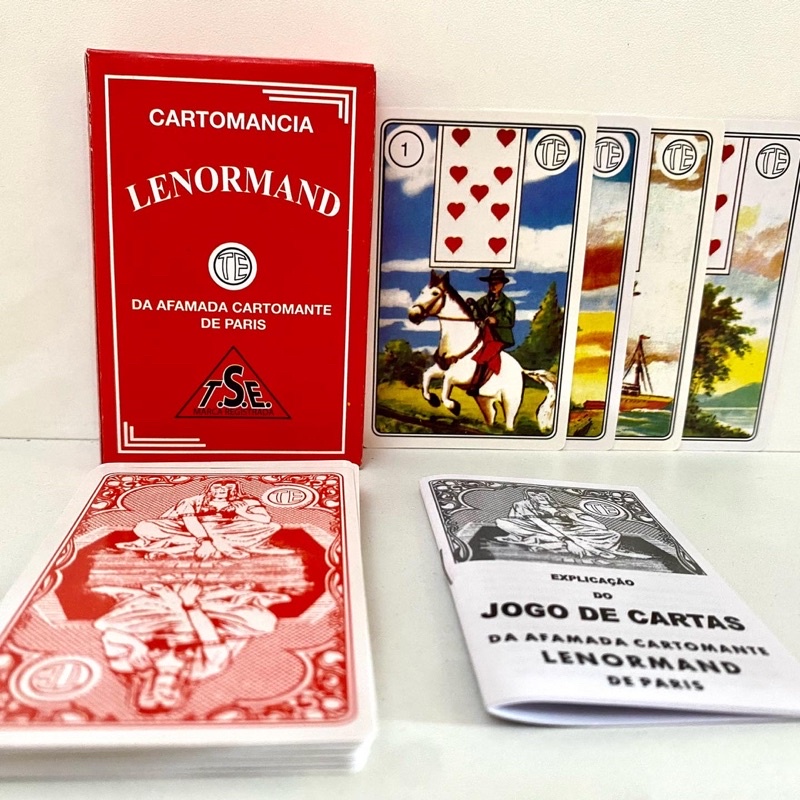 Unidades Baralho Lenormand Tarot Lenormand Cartas Shopee Brasil